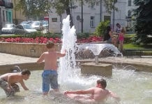 Na upał – fontanna