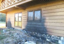 Podpalacz uderzył w Ignasinie