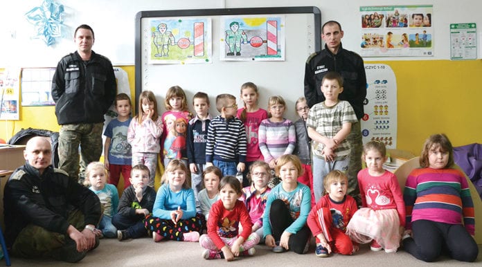 Pogranicznicy u najmłodszych