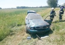 Najpierw w rów, potem do szpitala