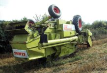 Kombajn przygniótł rolnika