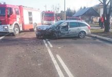 Zasnął i wbił się w ciężarówkę