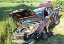 Kobieta w ciąży wpadła do rowu