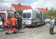 Pijany wjechał w więźniarkę