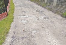 Ściegiennego spływa wraz z wodą