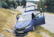 Najechał na auto PGE