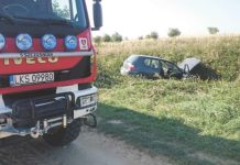 Pijacki rajd zakończony w rowie