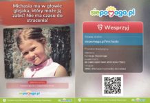 Michalinka walczy z rakiem mózgu