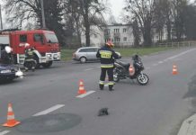 Auto staranowało skuter