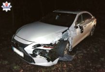 Rozbiła lexusa i audi