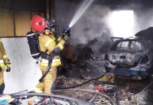 Pożar strawił warsztat