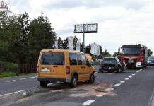 Groźne zderzenie w Izbicy