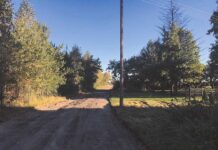 Słup w pasie, droga bokiem?