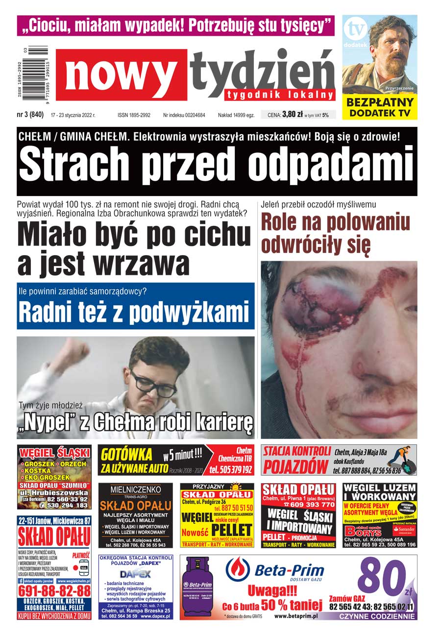 2022-01-17 Nowy Tydzień powiat chełmski