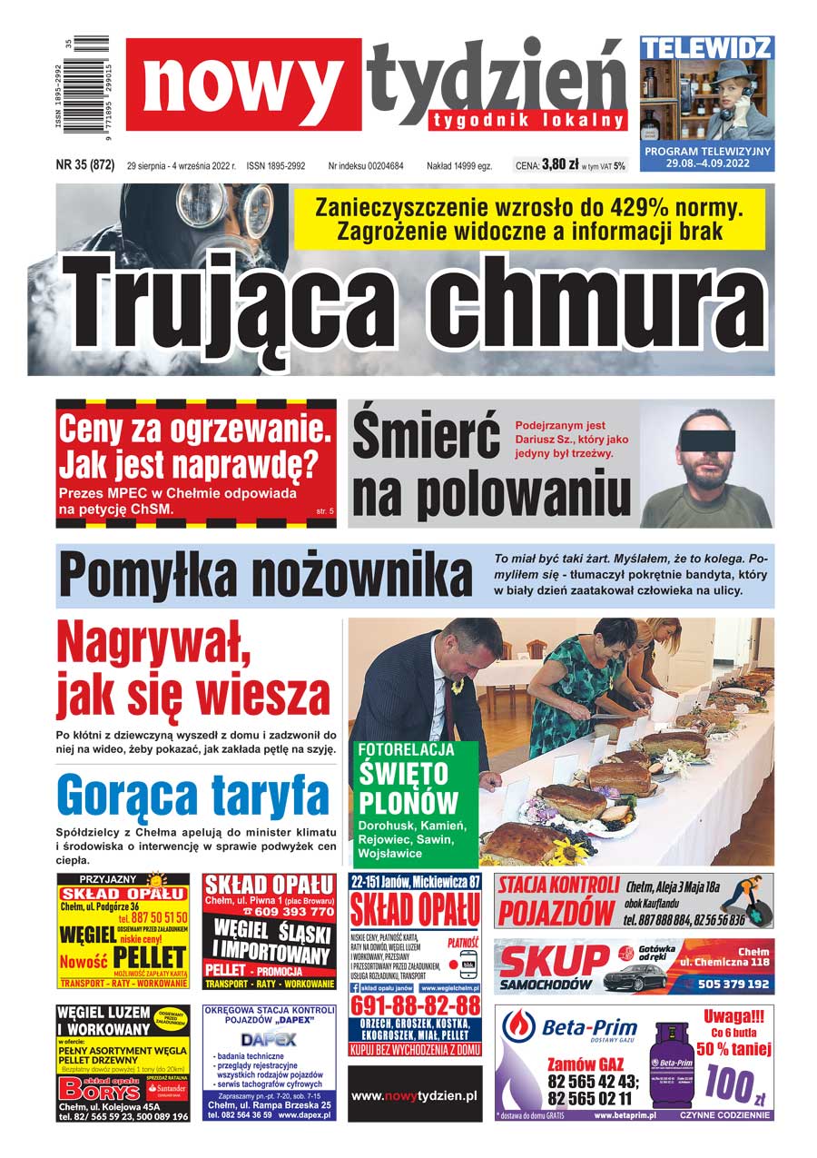 2022-08-29 Nowy Tydzień powiat chełmski