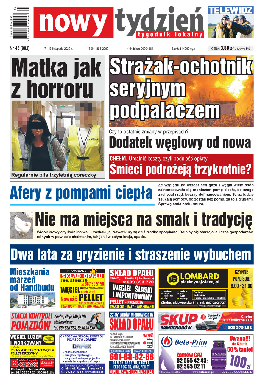 2022-11-07 Nowy Tydzień powiat chełmski