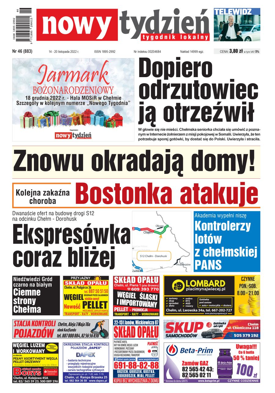 2022-11-14 Nowy Tydzień powiat chełmski
