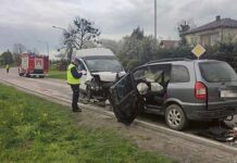 Zjechał na czołówkę. Podwójna śmierć
