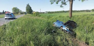 Zasnął i spowodował wypadek