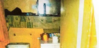 Fekalia ściekają z sufitu