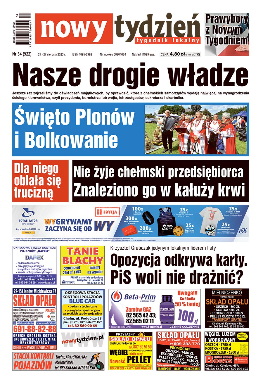 2023-08-21 Nowy Tydzień powiat chełmski
