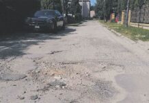 Kraszewskiego połatana do połowy