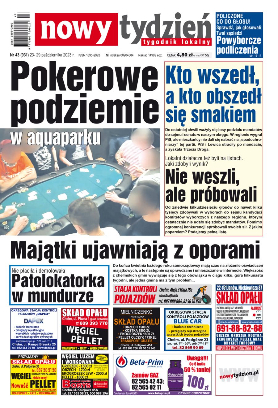 2023-10-23 Nowy Tydzień powiat chełmski
