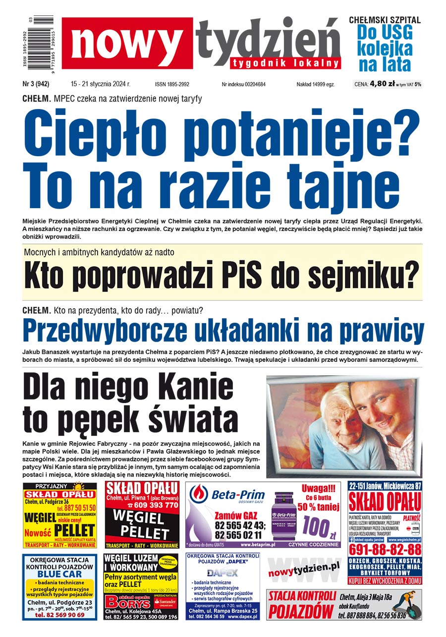 2024-01-15 Nowy Tydzień powiat chełmski