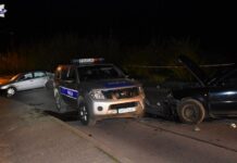 3 promile i kolizja z… radiowozem