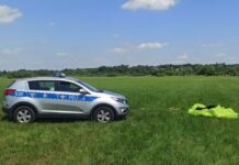 Paralotniarz runął na ziemię