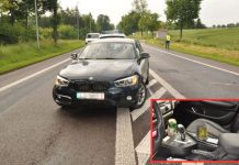 Pijany 18-latek uciął sobie drzemkę za kierownicą na środku krajowej drogi!