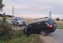 Z 4 promilami do rowu. Kilkanaście dni wcześniej też wpadł na podwójnym gazie