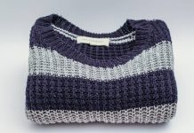 Sweter męski w pasy