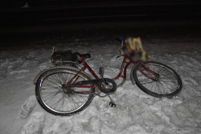 Potrącenie 42 letniej rowerzystki