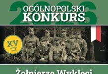 XV edycji Ogólnopolskiego Konkursu „Żołnierze Wyklęci – Bohaterowie Niezłomni”