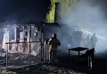 Dom spłonął, gospodarz poparzony