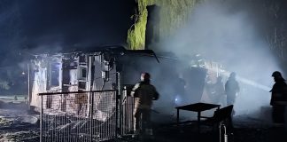 Dom spłonął, gospodarz poparzony